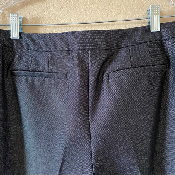 Worthington Women's Modern Fit Dark Gray Shine Flare Pants, Size 8 - Picture 3 of 11